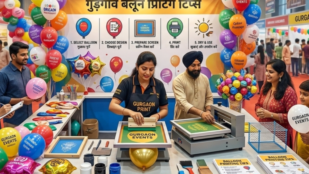 Balloon Printing Tips in Gurugram