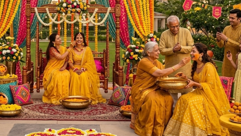 Haldi Decoration Ideas in Noida Families