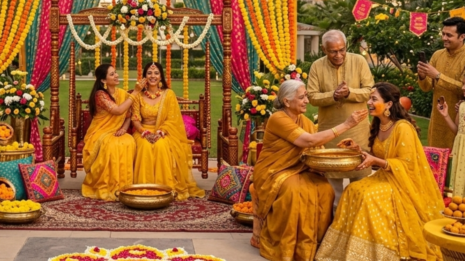Haldi Decoration Ideas in Noida Families