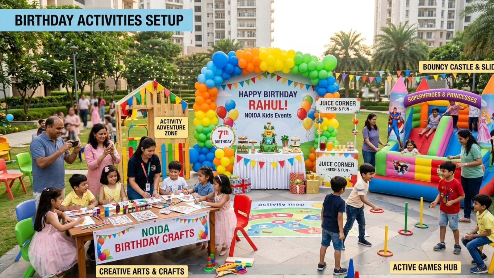 Birthday Activities Setup in Noida Kids Events