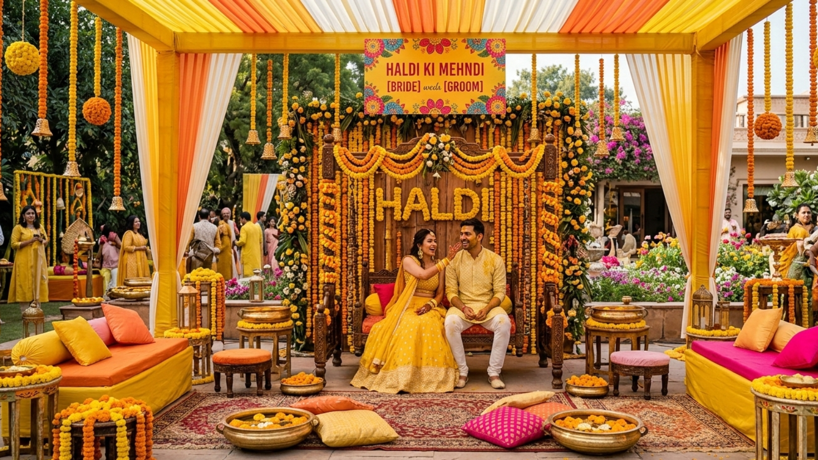 Haldi decoration ideas in Delhi
