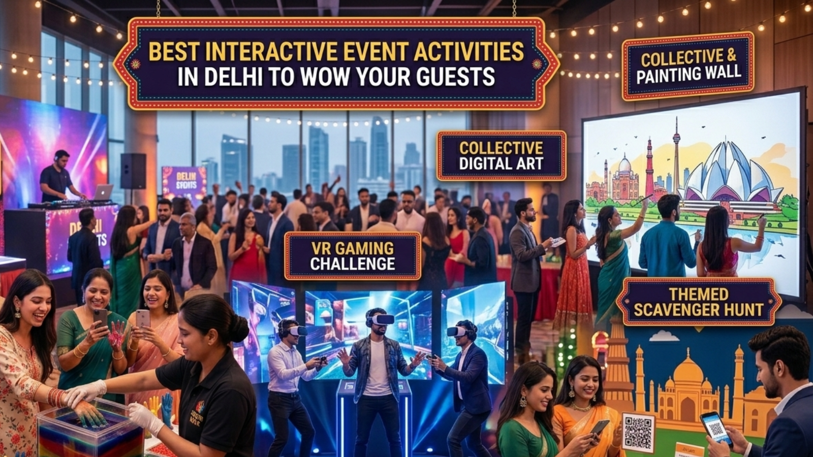 Best Interactive Event Activities in Delhi to Wow Your Guests