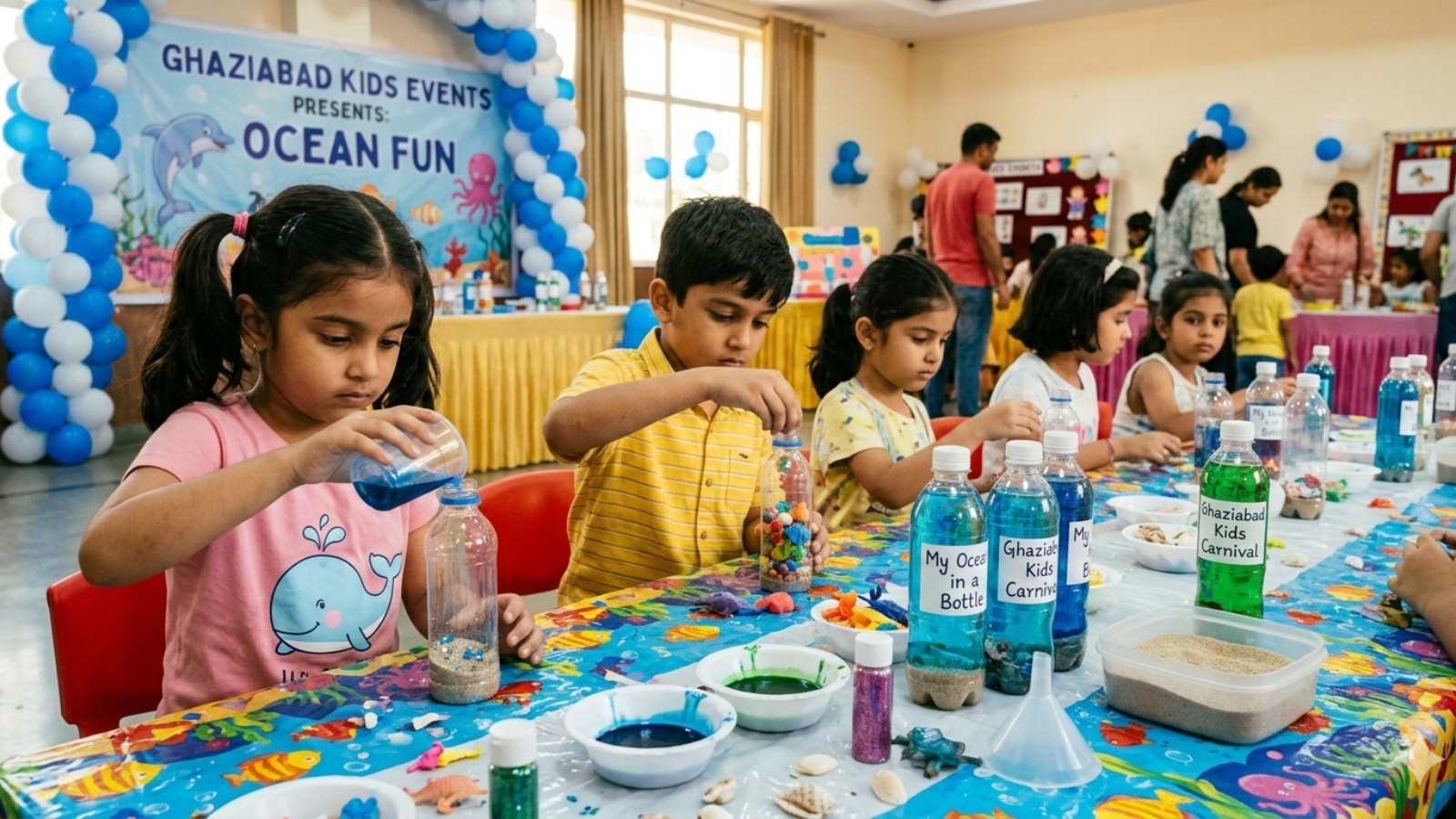 Ocean in Bottle Fun Setup in Ghaziabad Kids Events