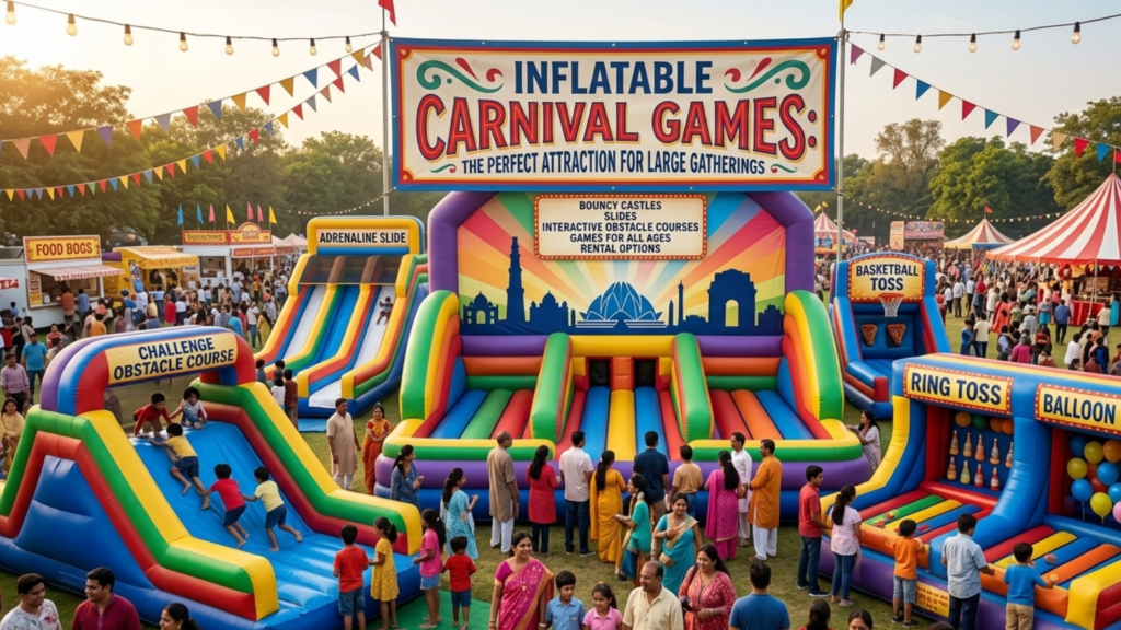 Inflatable Carnival Games: The Perfect Attraction for Large Gatherings