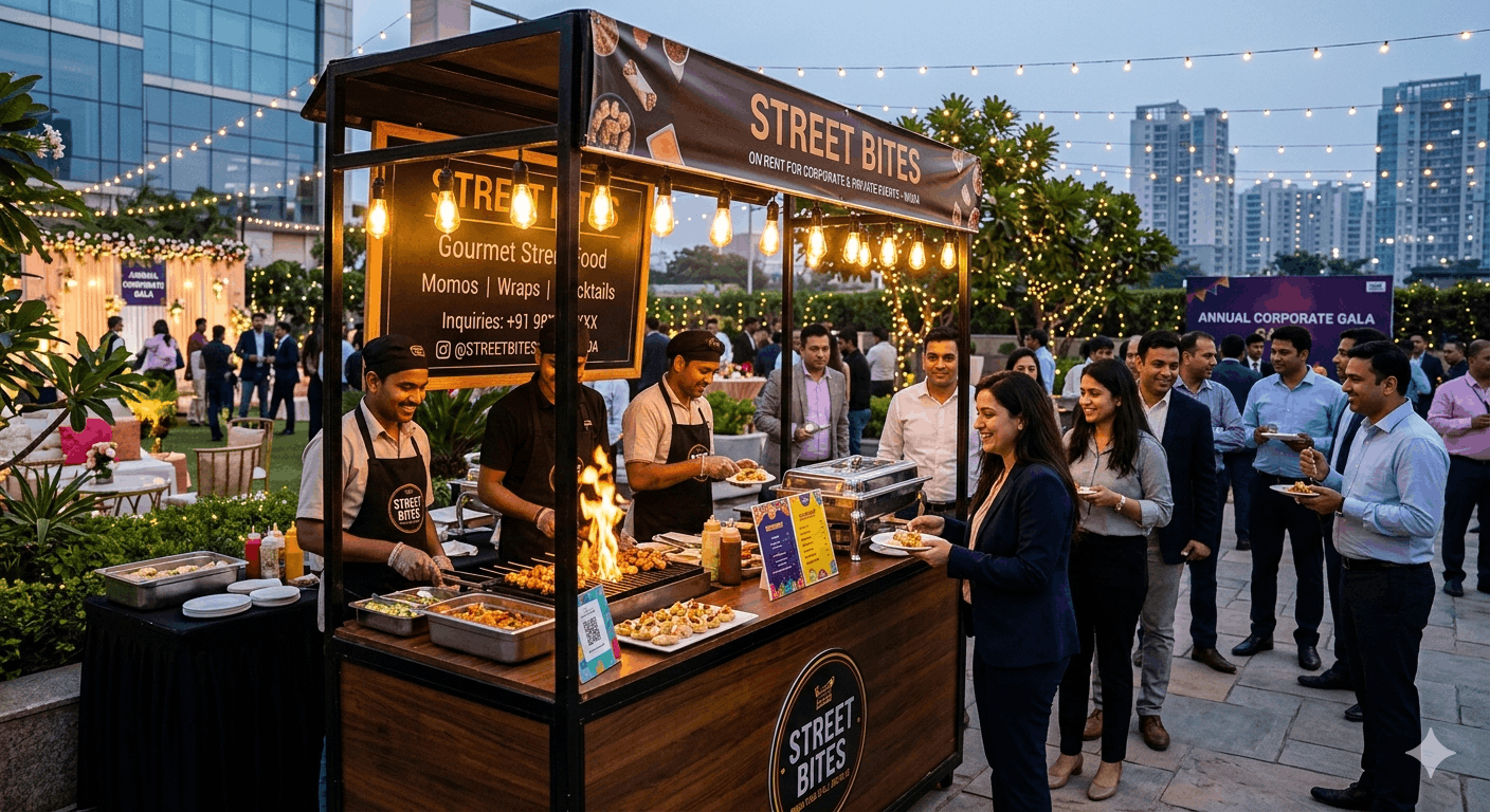 Food Stall on Rent in Noida for Corporate & Private Events