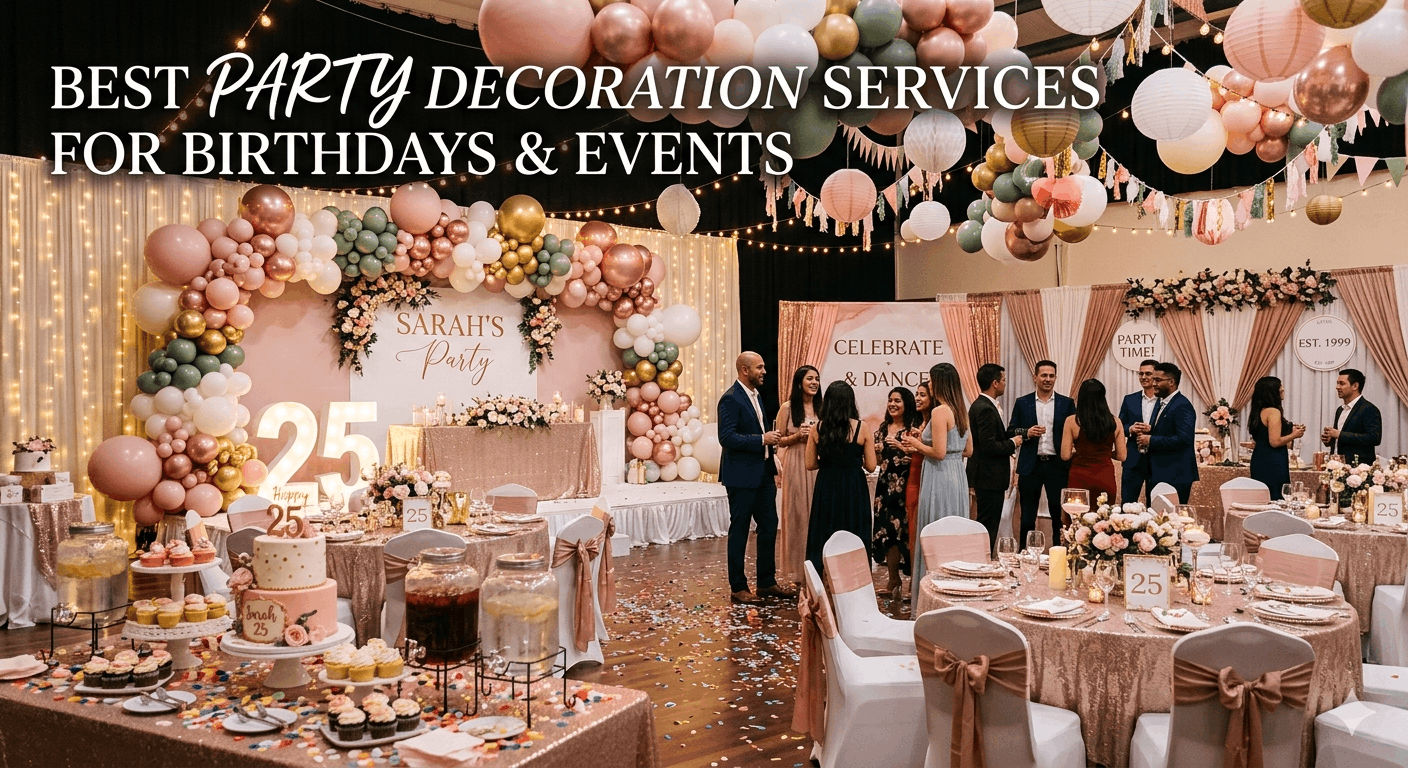Best Party Decoration Services for Birthdays & Events
