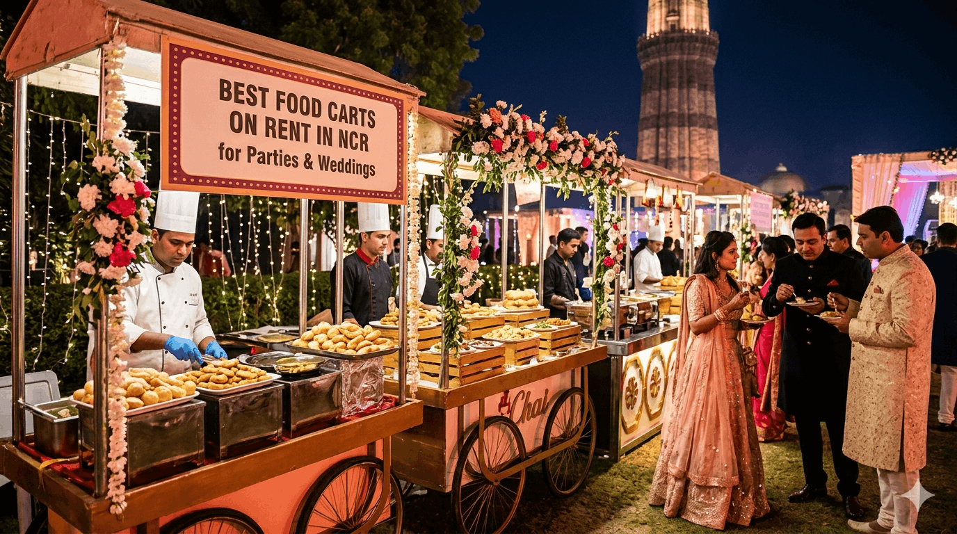 Best Food Cart on Rent in NCR for Parties & Weddings