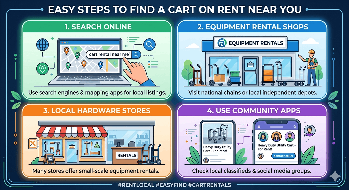 How to Find the Best Cart on Rent Near Me Easily