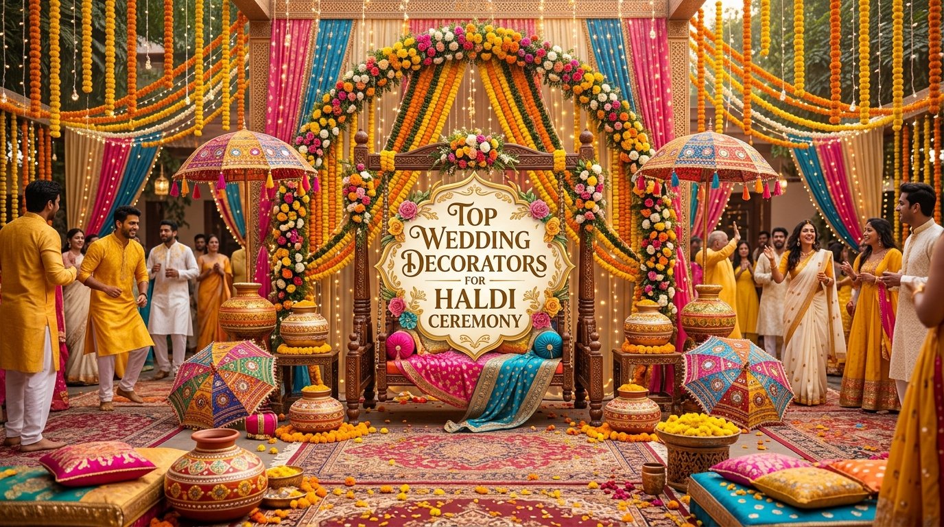 Top Wedding Decorators for Haldi Ceremony