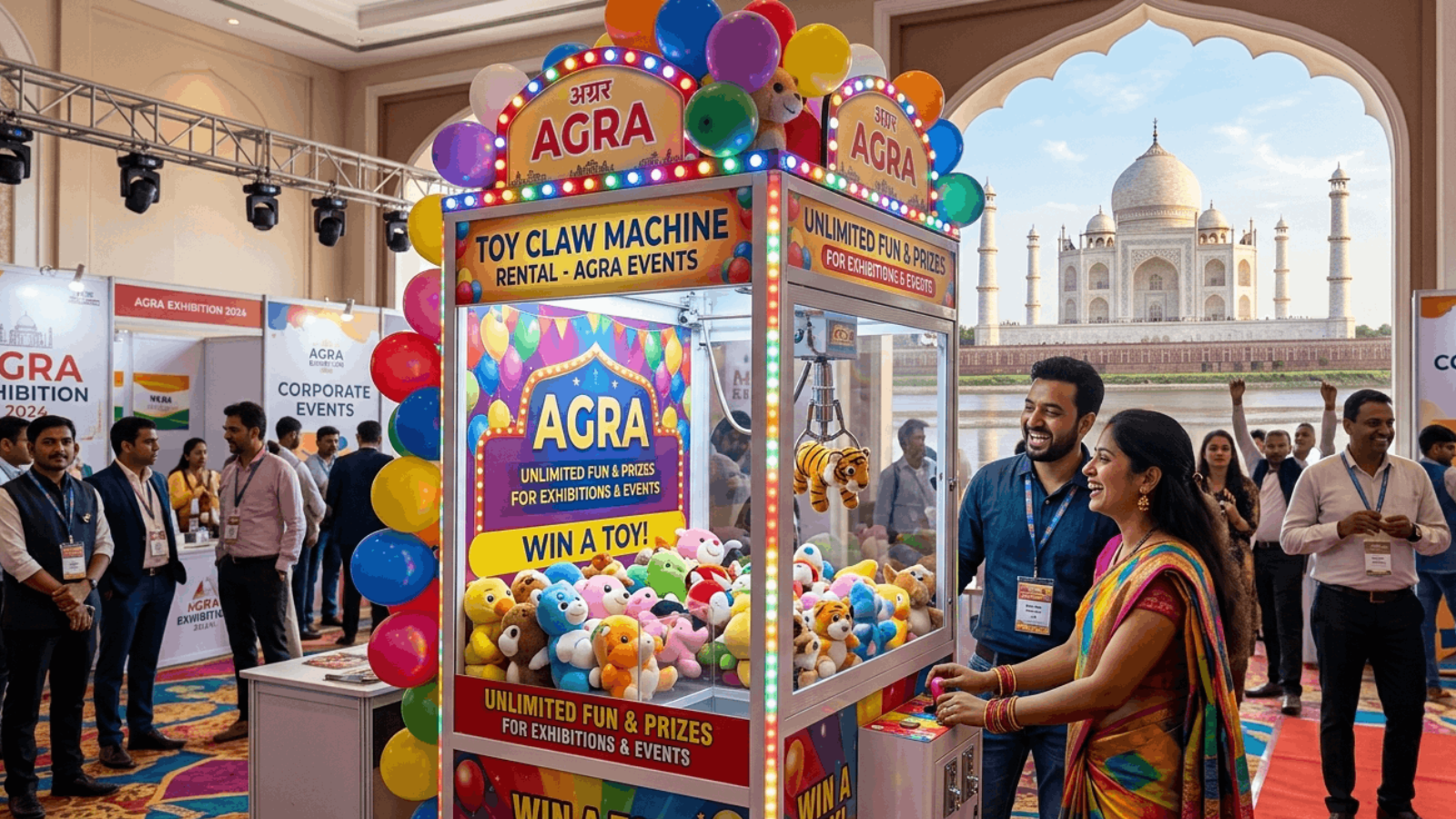 Toy Claw Machine Rental in Agra for Events & Exhibitions