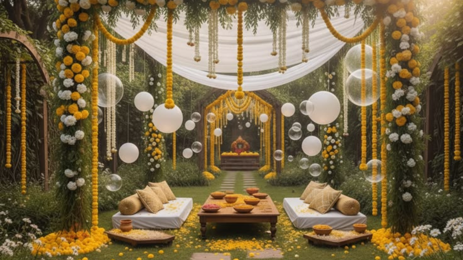 Haldi Decoration Services Near Delhi NCR