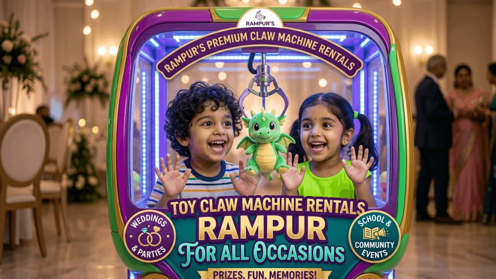 Toy Claw Machine Rental Services in Rampur for All Occasions