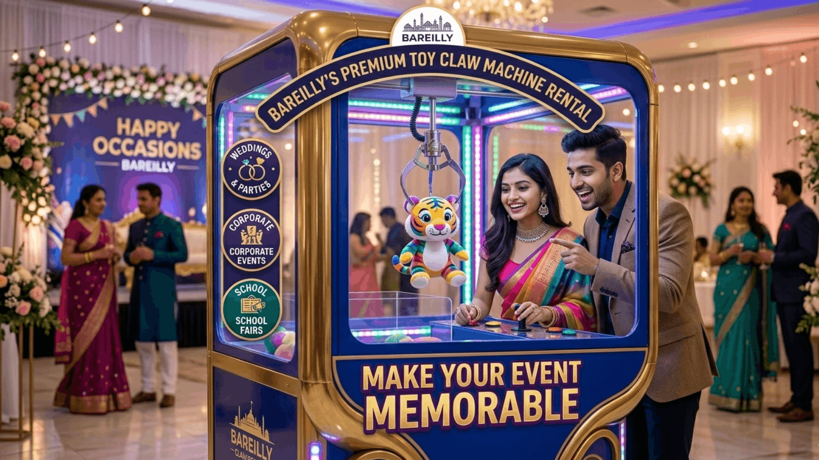 Toy Claw Machine on Rent in Bareilly – Make Your Event Memorable