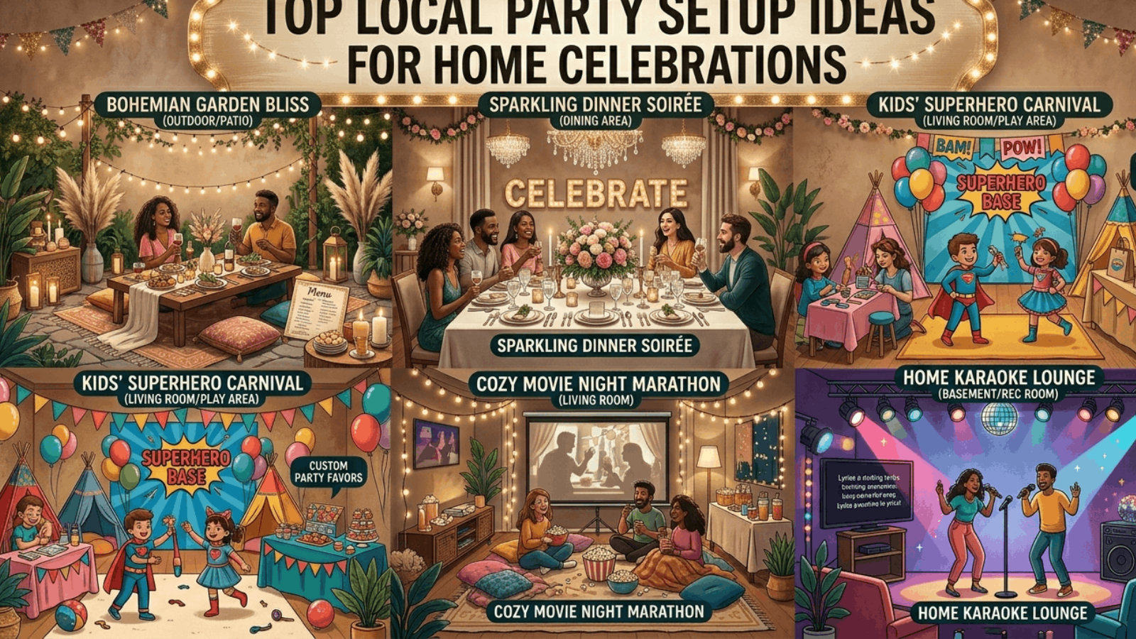 Top Local Party Setup Ideas for Home Celebrations
