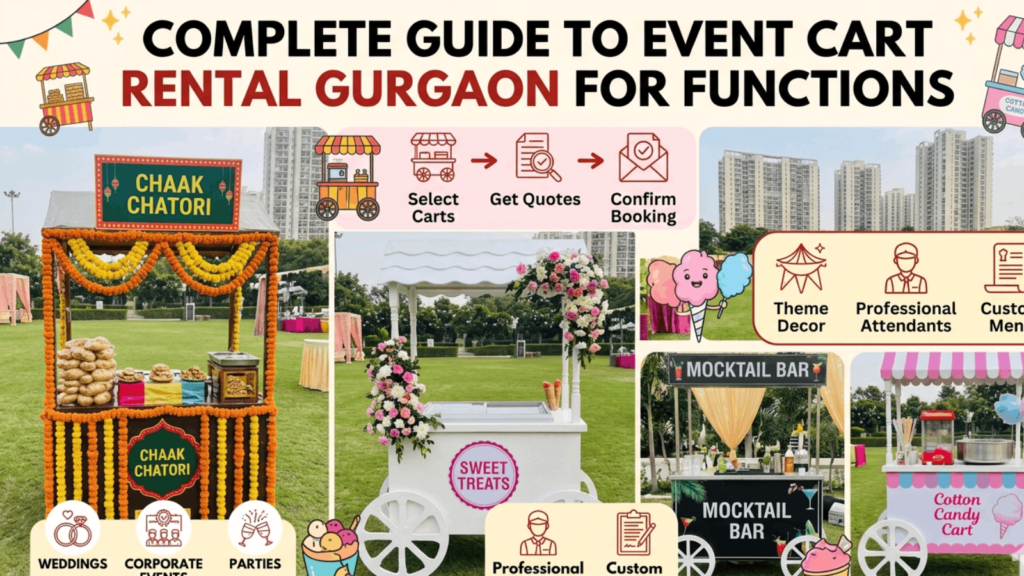 Complete Guide to Event Cart Rental Gurgaon for Functions
