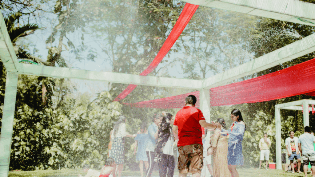 rain dance setup Defence Colony Delhi