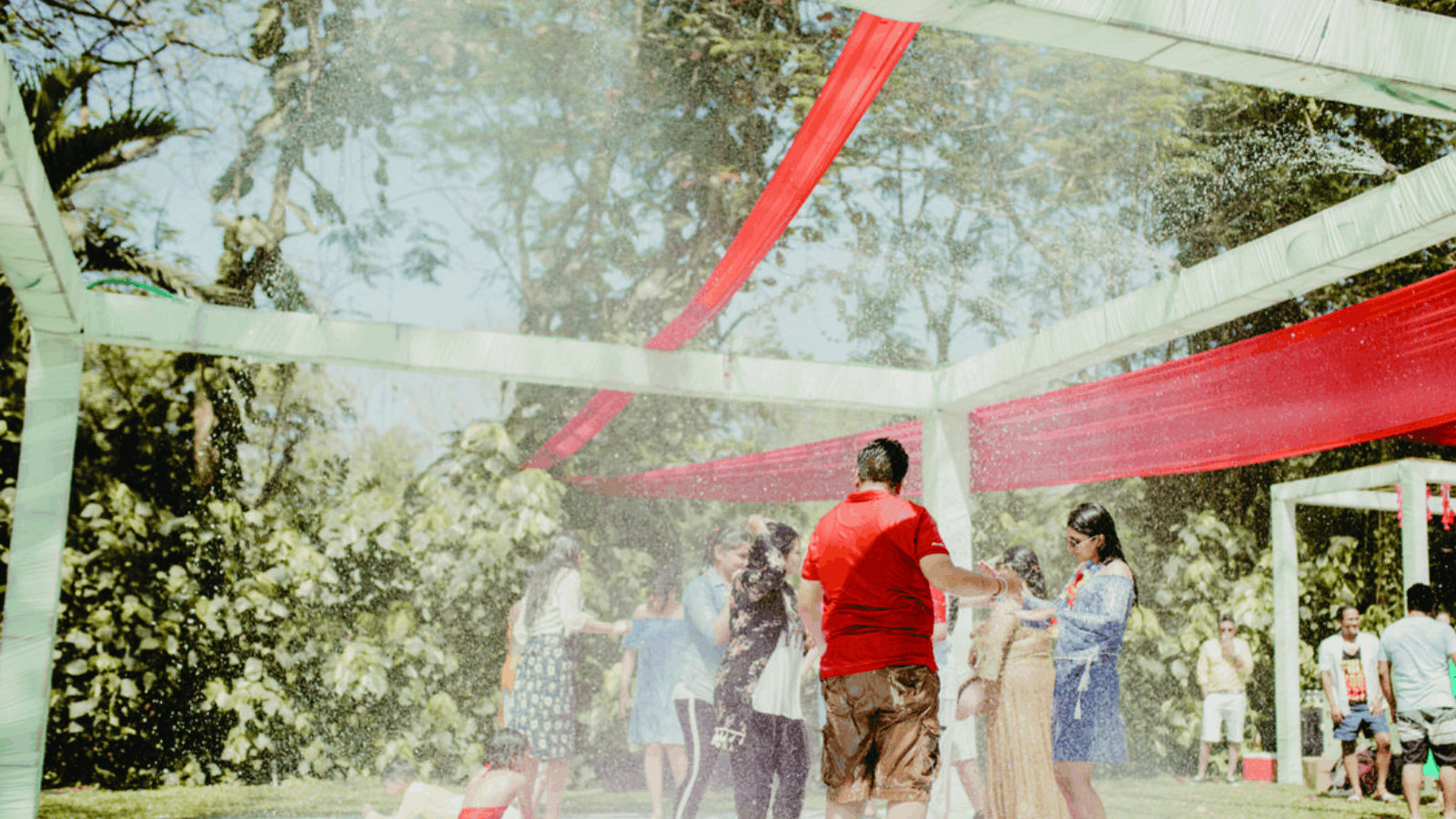 rain dance setup Defence Colony Delhi