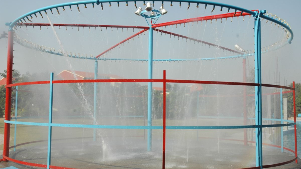 rain dance setup Race Course Delhi