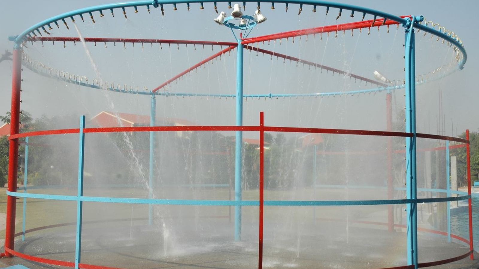 rain dance setup Race Course Delhi