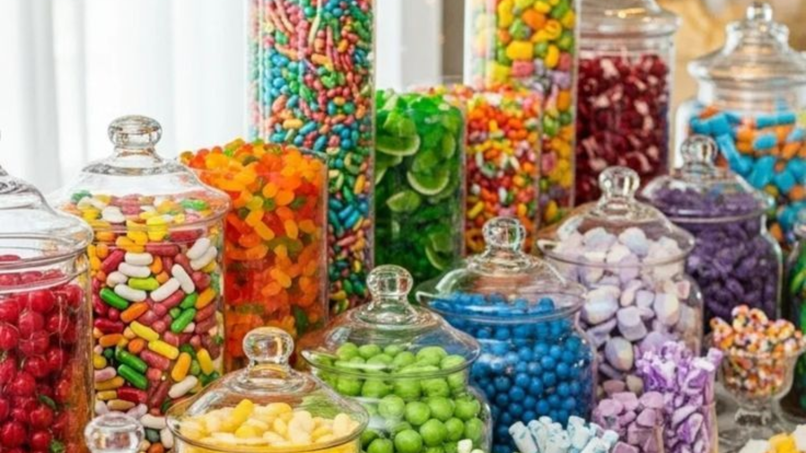 hire 90s theme candy bar setup for kids party in South Delhi