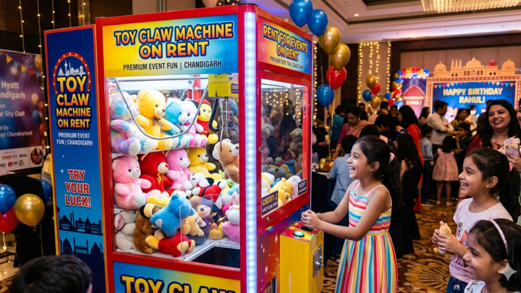 Toy Claw Machine on Rent in Chandigarh – Premium Event Fun
