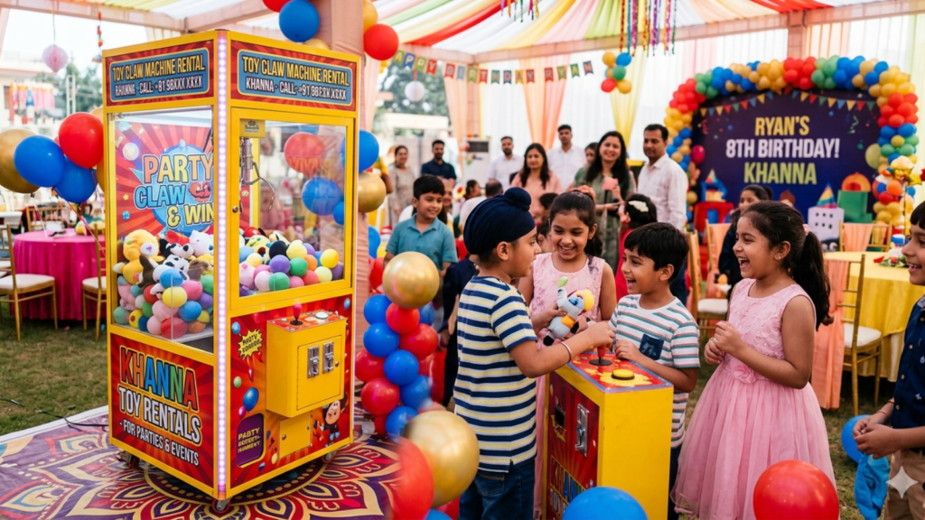 Toy Claw Machine Rental in Khanna for Party Entertainment