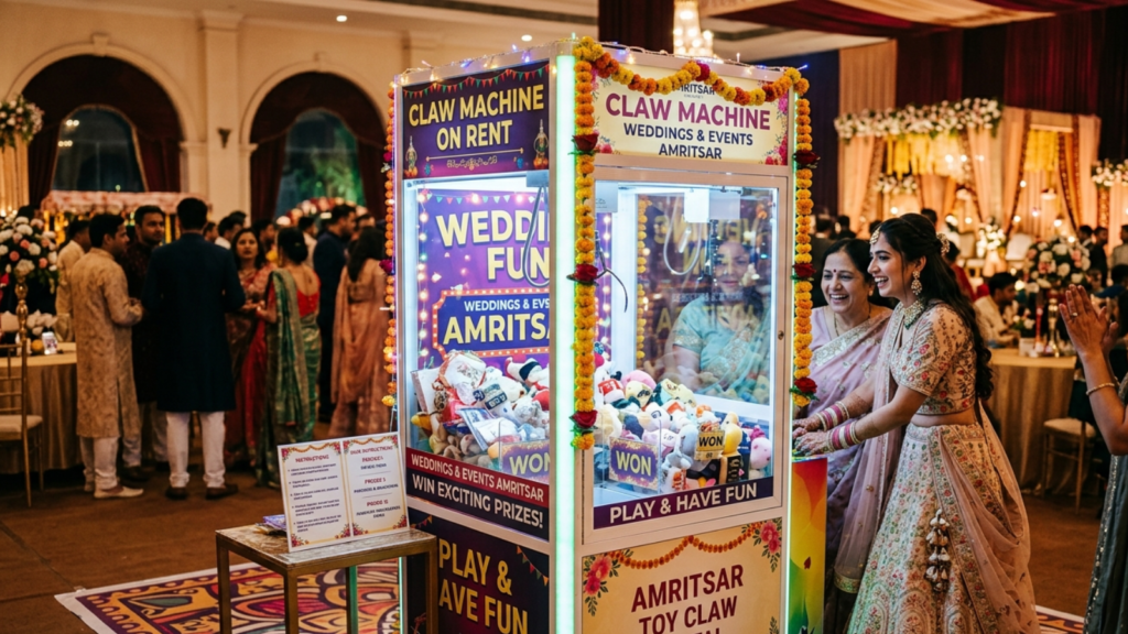 Toy Claw Machine on Rent in Amritsar for Weddings & Events