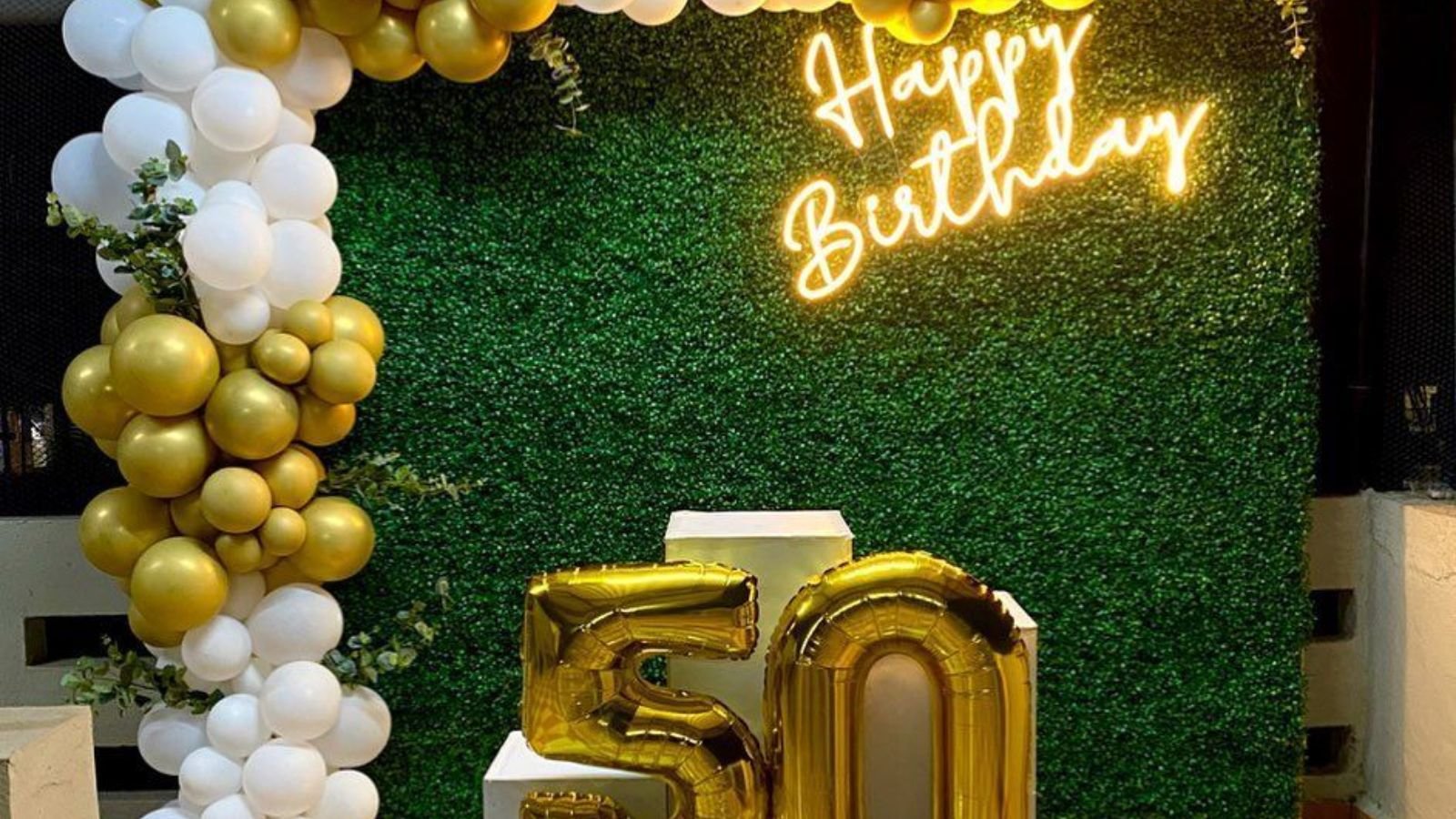 50th Birthday Decorations in Moti Bagh for Grand Family Parties