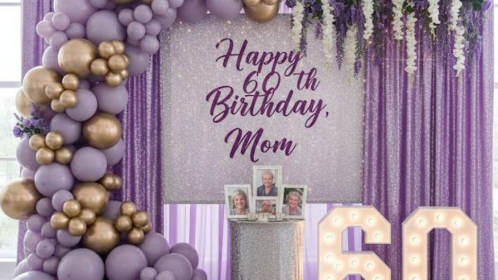 60th Birthday Decorations in Agra for Family Gatherings