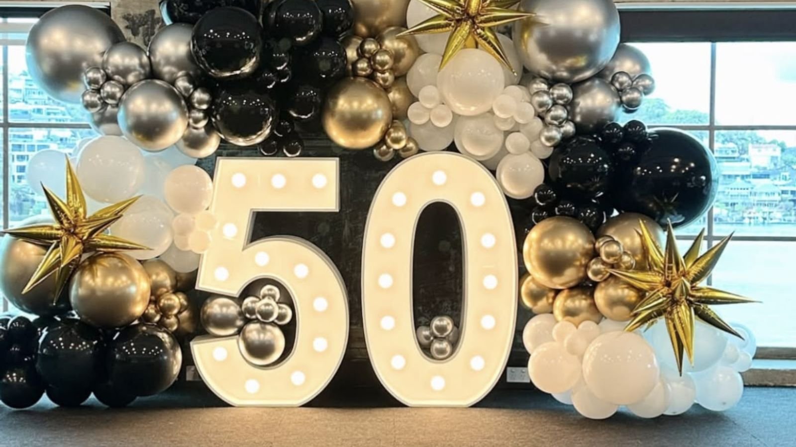 50th Birthday Decorations in Gurgaon for Luxury Parties