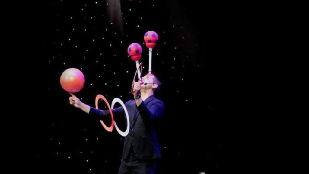 Live Stage Entertainment with Juggling Show in Greater Noida