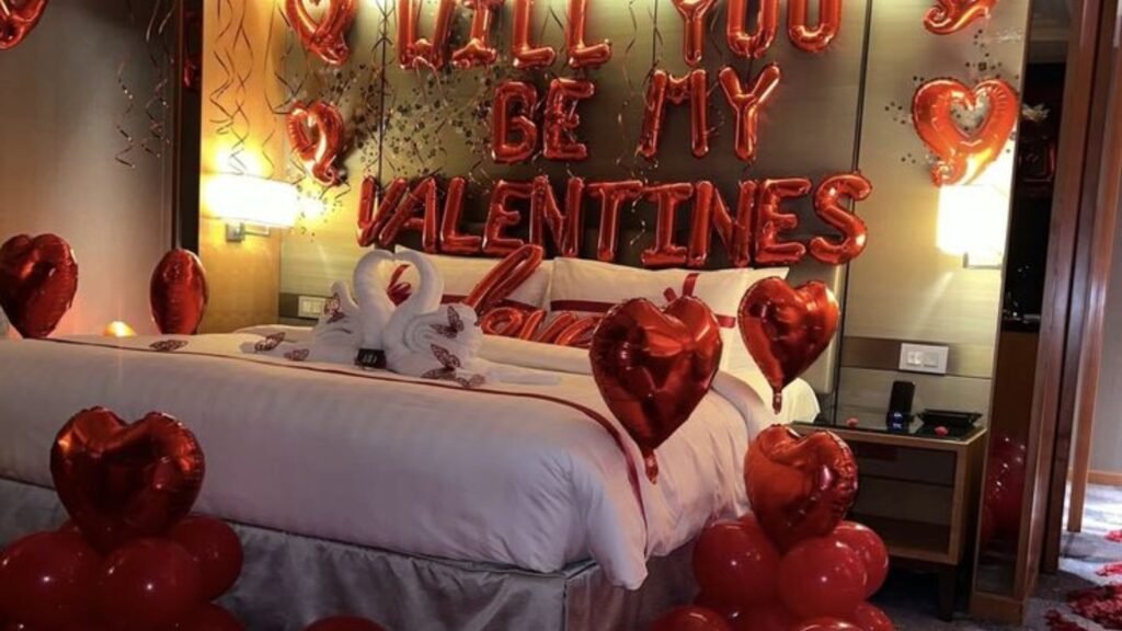 Romantic Room Surprise Setup