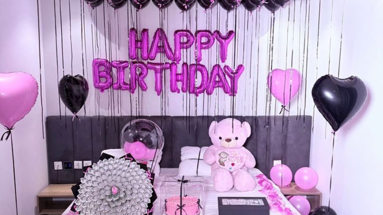 Surprise Balloon Decoration in Meerut for Couple Celebrations