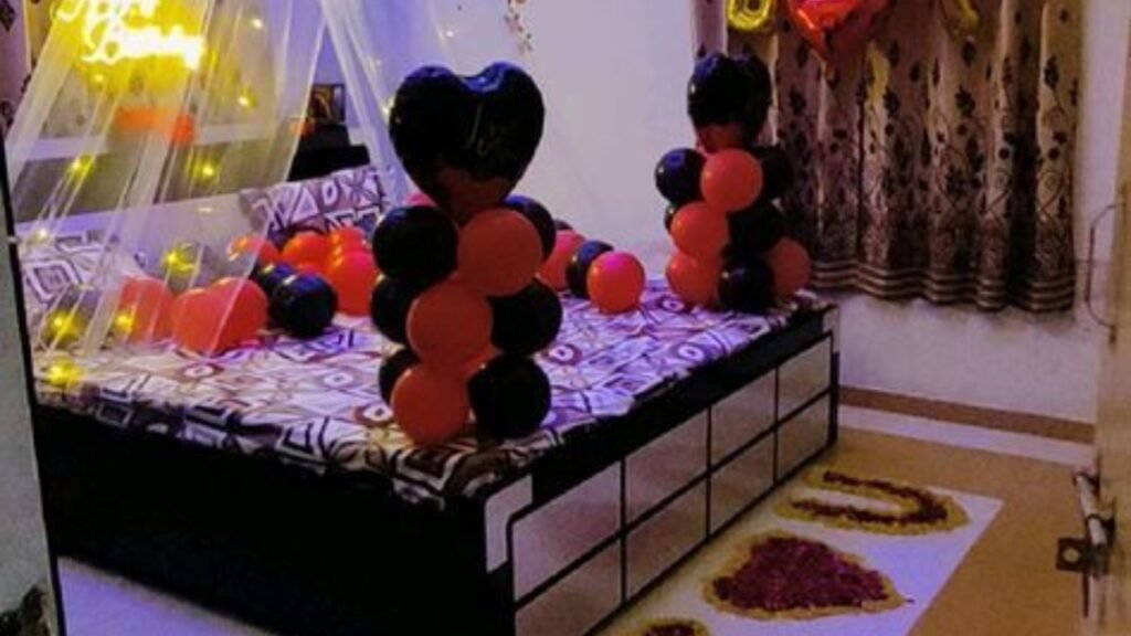 Surprise Birthday Decoration for Husband in South Ex Part 2