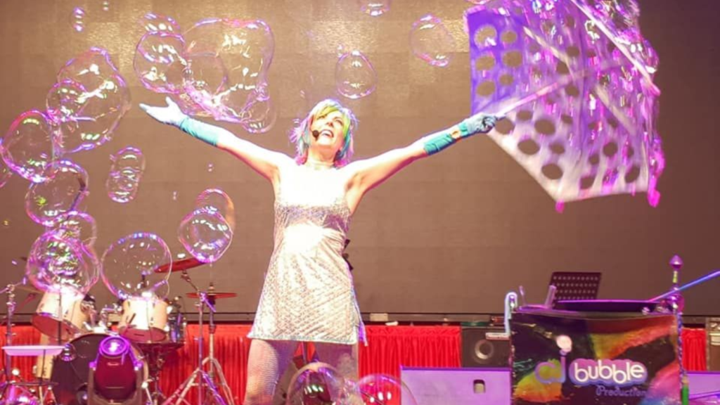 bubble magic show in G k 2