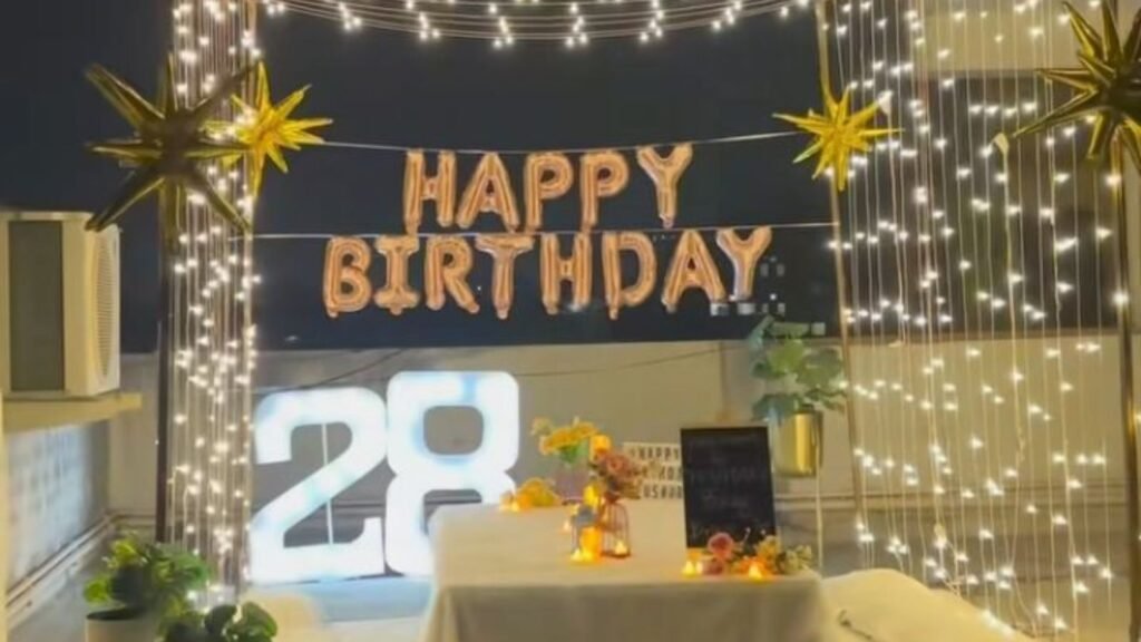 Surprise Birthday Decoration for Husband on Man Singh Road