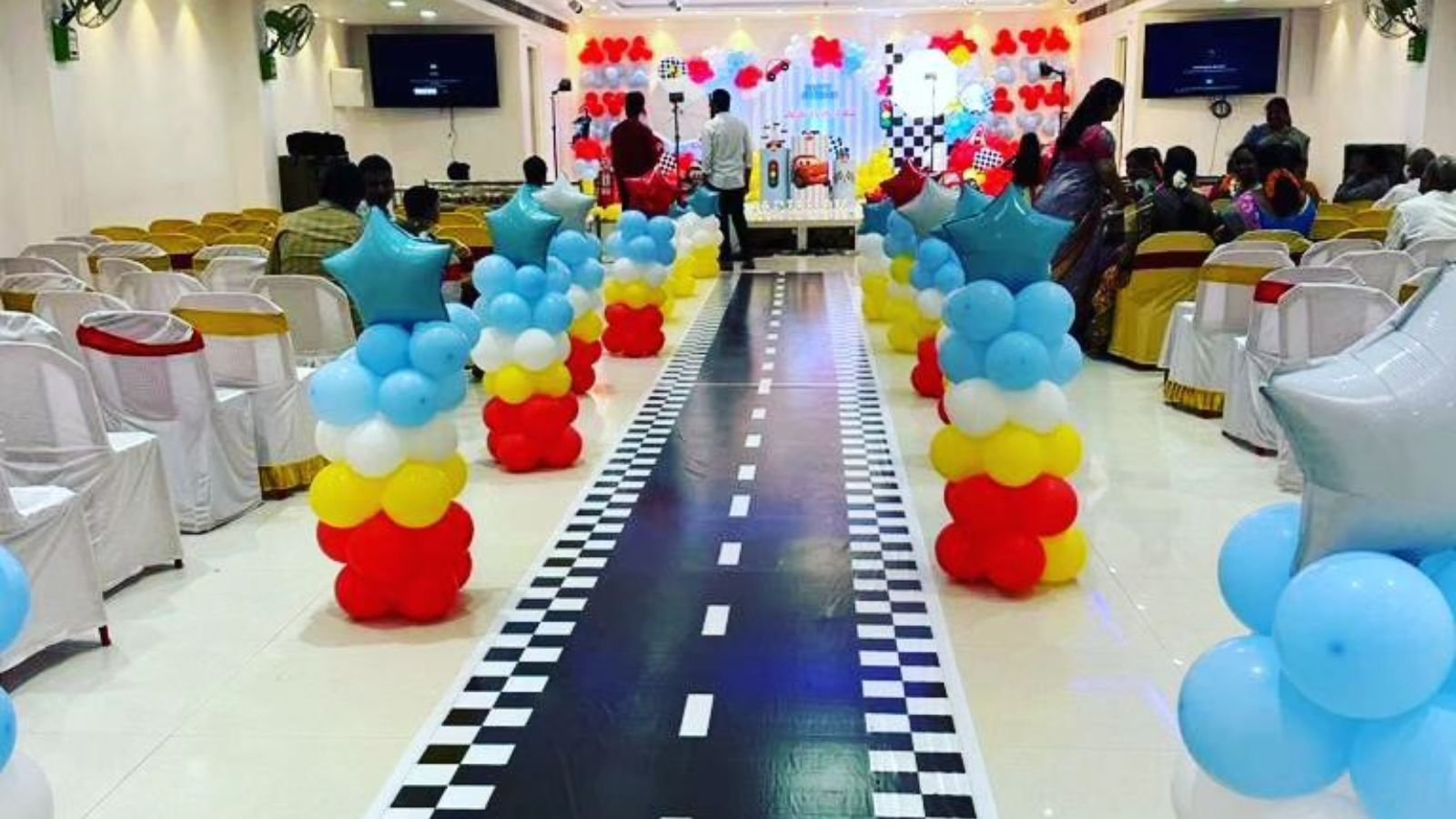 Birthday Surprise Decoration on Race Course Road for Elegant Celebrations