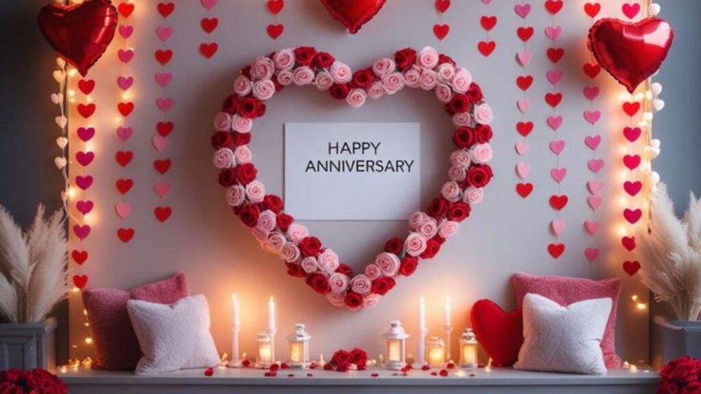 Surprise Decor in Moti Bagh for Anniversary Room Decoration