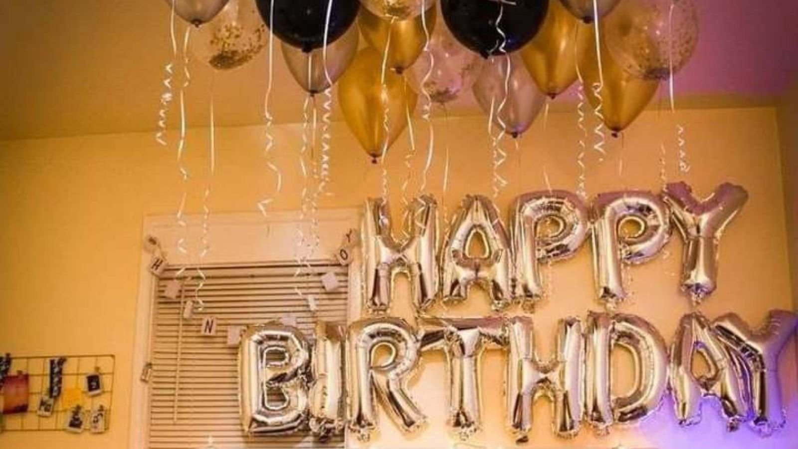 Surprise Birthday Decoration for Husband in Niti Bagh with Balloons