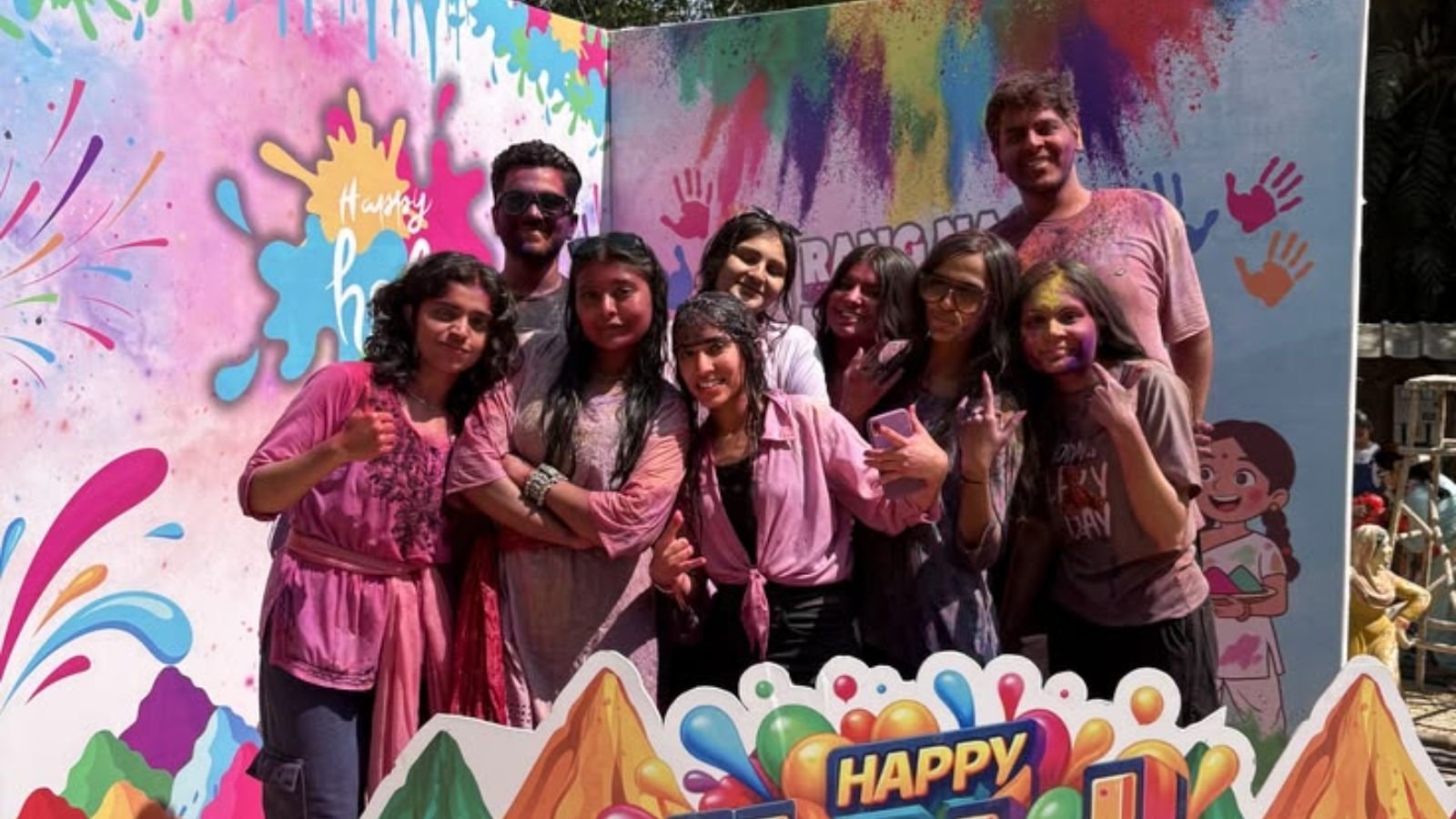 Holi Decoration Ideas in Ghaziabad Families