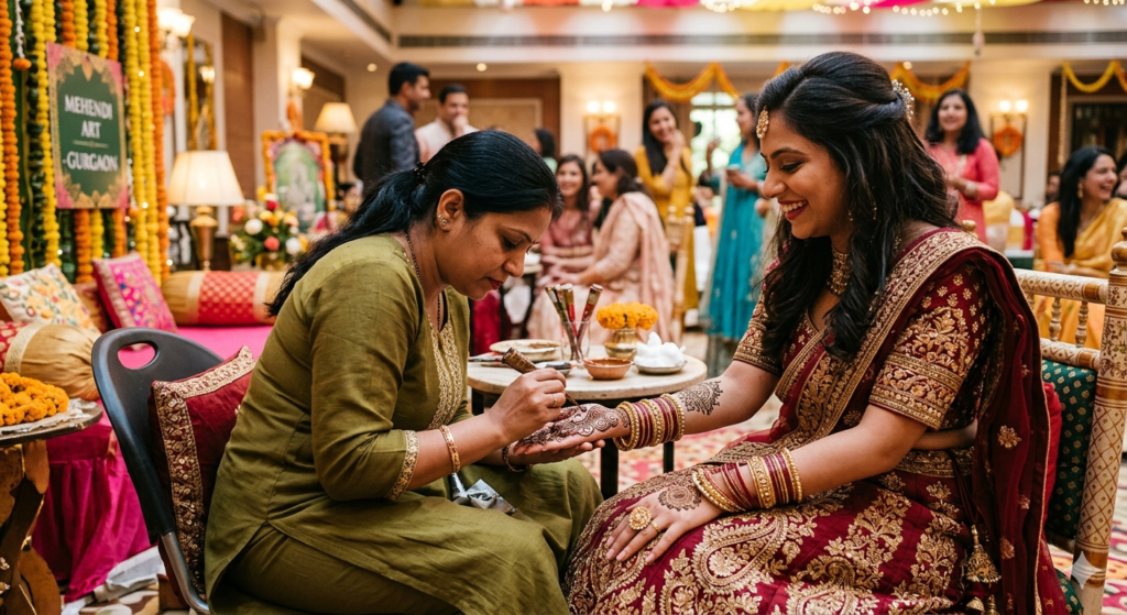 Professional Mehendi Art Services in Gurgaon for Every Celebration