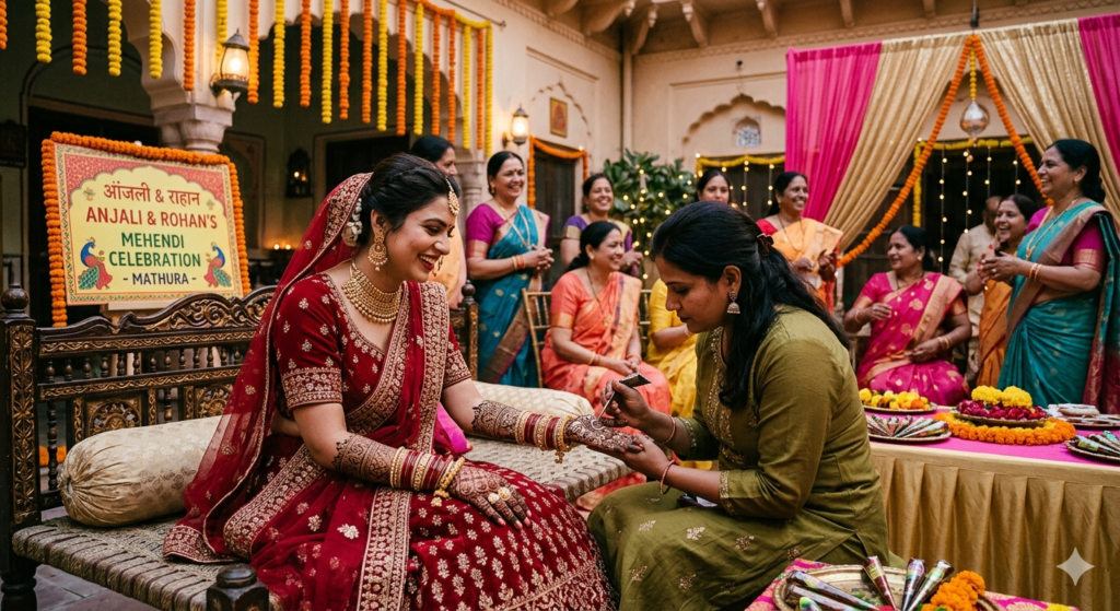 Bridal Mehendi Artist Near Me in Mathura for Memorable Wedding Celebrations