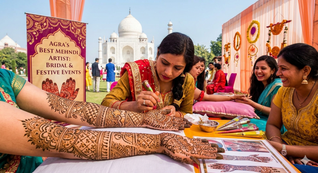 Best Mehndi Artist Near Me in Agra for Bridal and Festive Events