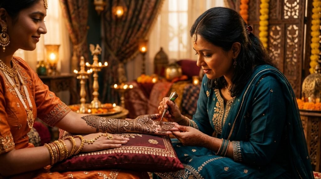 Elegant Mehendi Art in SDM Safdarjung Development Area for Weddings