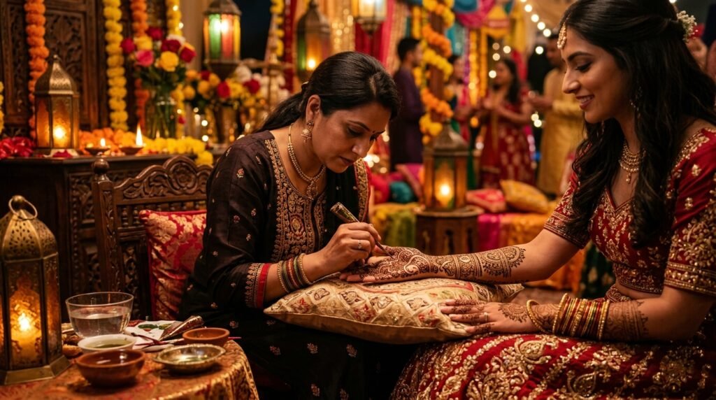 Bridal Mehendi Artist Near Me in Chattarpur for Wedding Celebrations