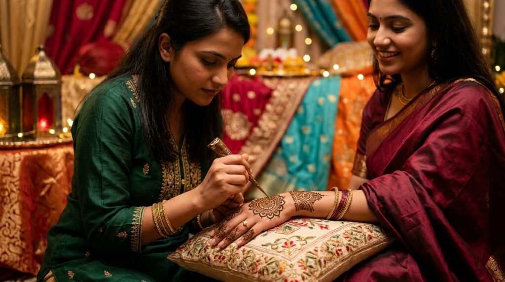 Beautiful Mehendi Art in Malviya Nagar for Wedding Functions
