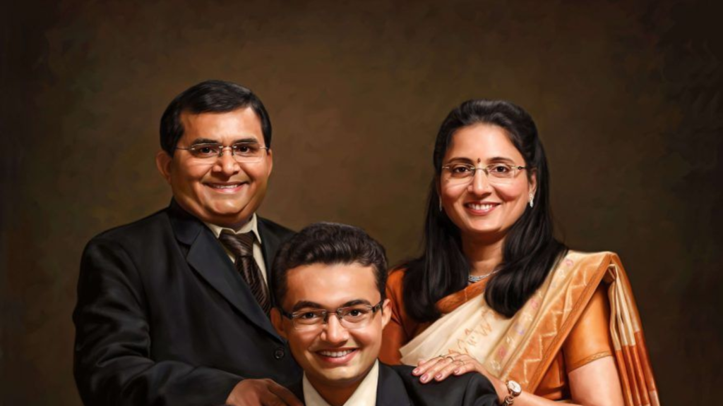 Family Portrait Painting in Vasant Kunj: Timeless Family Artwork for Your Walls