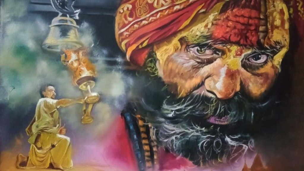 Portrait Art in Kailash Colony: Luxury Custom Portraits for Every Home