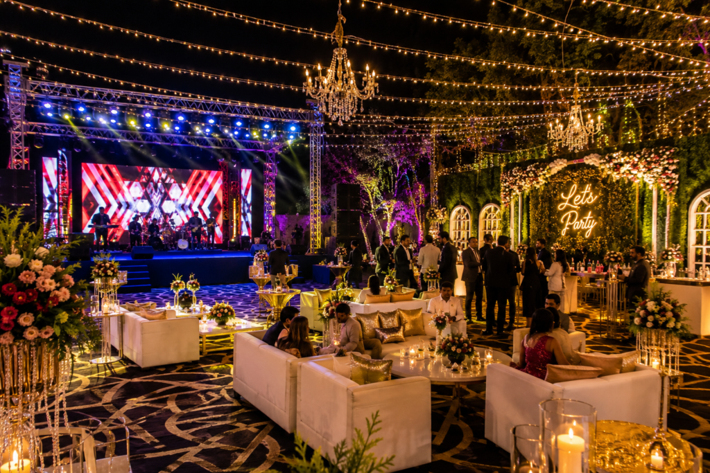 Fun Activities for Corporate Events in Delhi with team building games, carnival stalls, arcade games, employee engagement activities, and corporate entertainment by Party Events