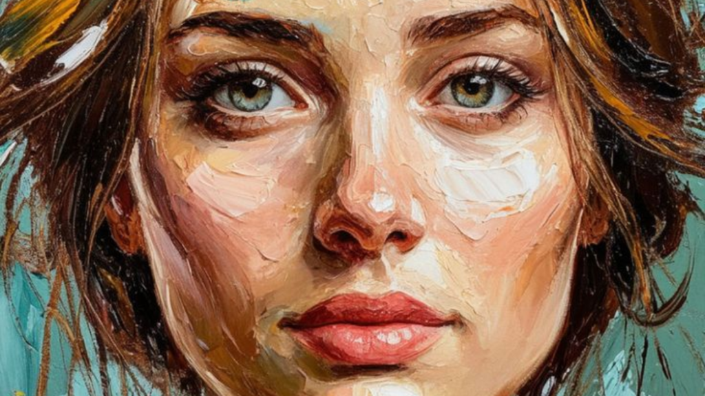 Abstract Portrait on MG Road: Contemporary Portrait Art for Modern Spaces